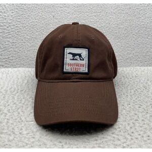 Southern Strut Baseball Hat Mens Strapback Brown OSFM Dog Preppy Patch Dad Cap